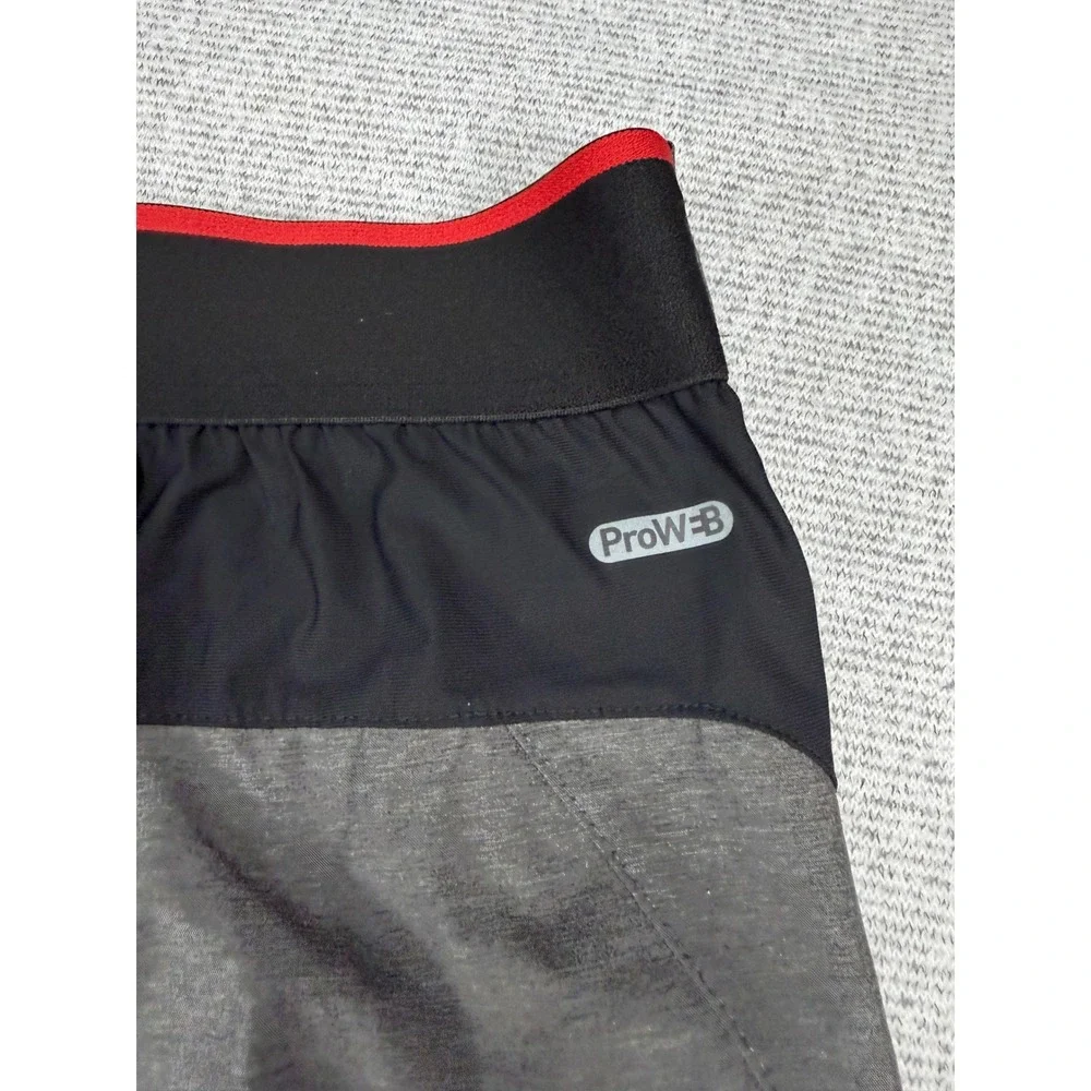 Spyder Active Mens XL Gray ProWeb Athletic Training Gym Shorts SPM513